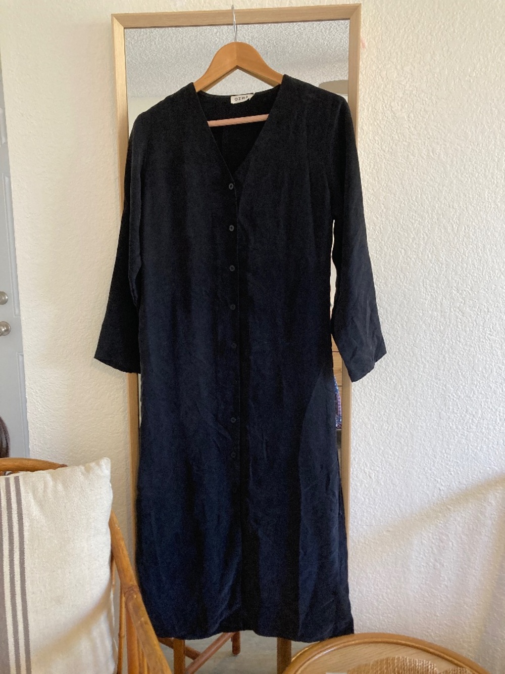 Ozma mal pais dress in cupro!!!